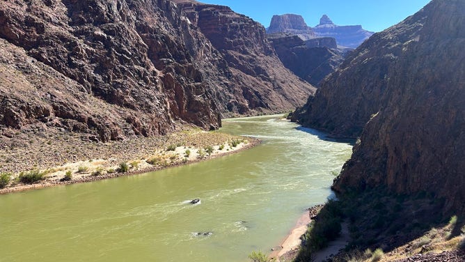 FILE – The Bright Angel Trail near the Pipe Creek River Resthouse.