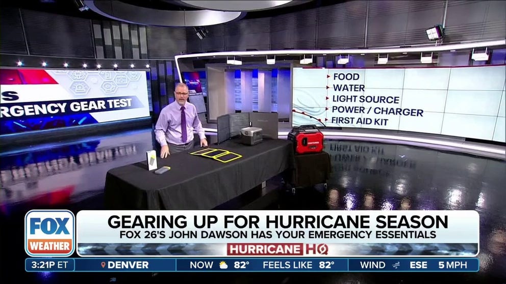 FOX 26 Houston Meteorologist John Dawson did his homework to find the best power backup for your emergency kit. He takes a look at solutions for just charging your phone all the way up to generators.