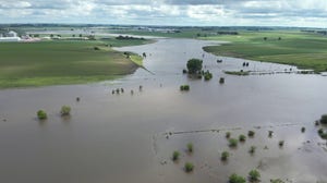 Watch: Drone video shows Floyd River flooding in Iowa